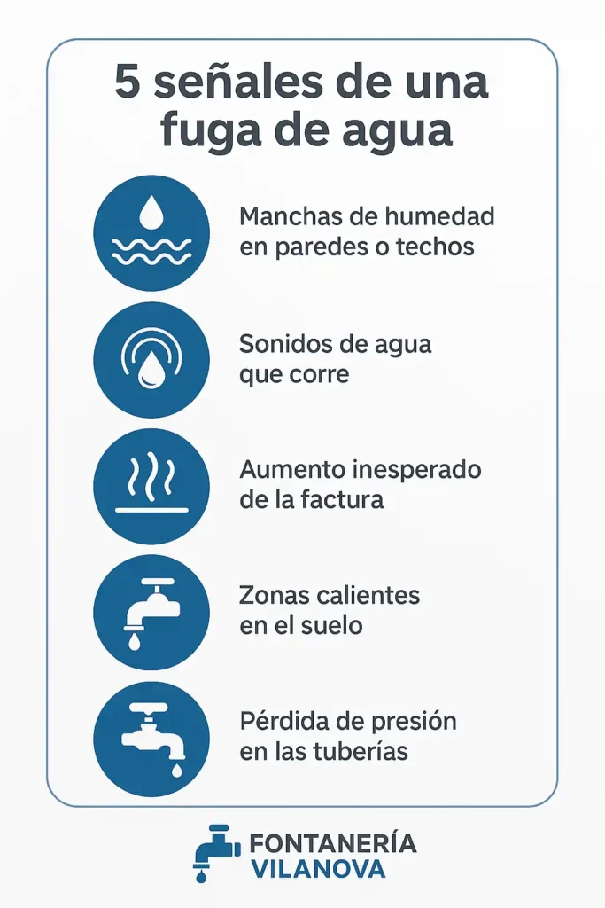 Cómo detectar una fuga de agua antes de que sea un problema